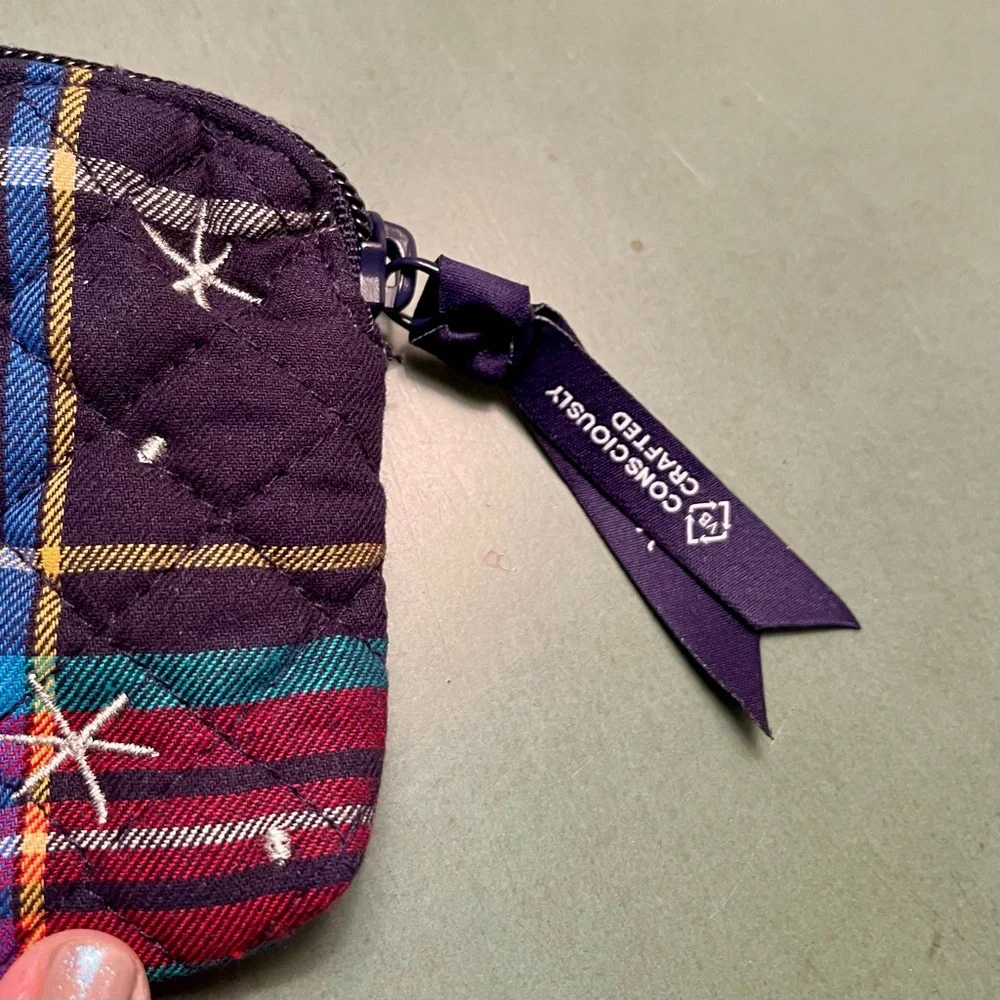 VERA BRADLEY Plaid Quilted Tote Bag BUNDLE with Scotty Dog Design NWT GREAT GIFT - Picture 11 of 11